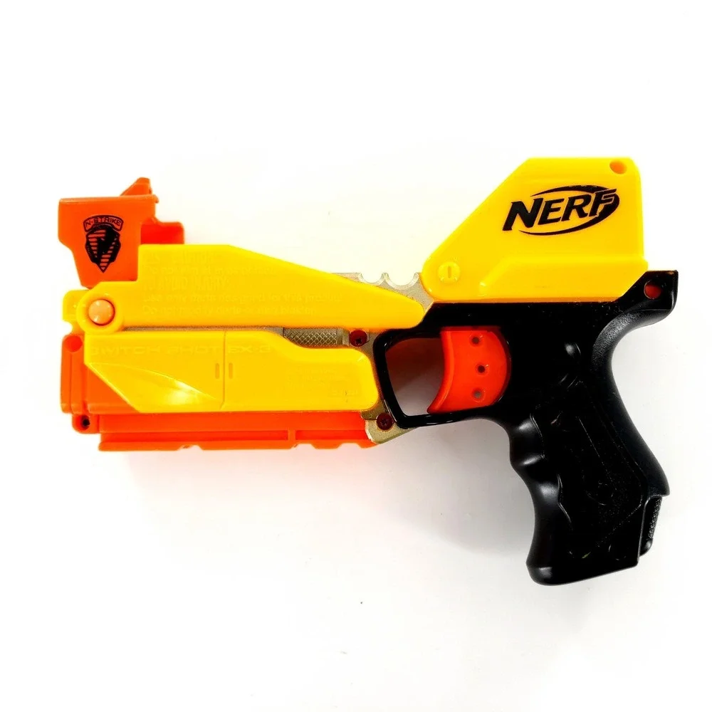 Nerf N-Strike Elite (Nintendo Wii, 2009) w/ Blaster Accessory No Case Tested